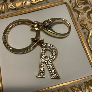 Henri Bendel Initial Key Ring - R